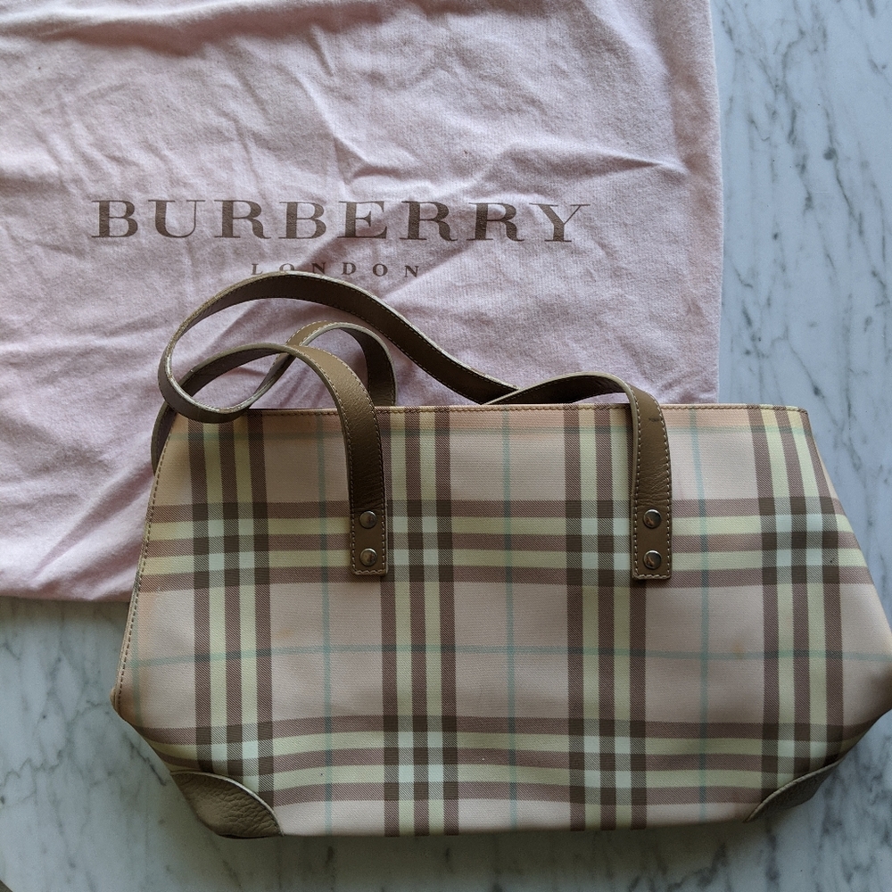 Pink Burberry Tote